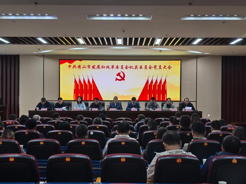 市发展改革委召开机关党委换届选举党员大会